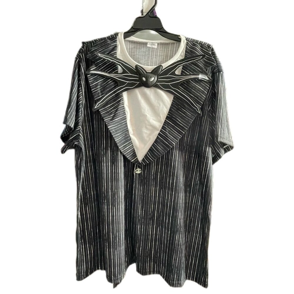 Nightmare Before Christmas Jack Skellington Striped Costume Shirt